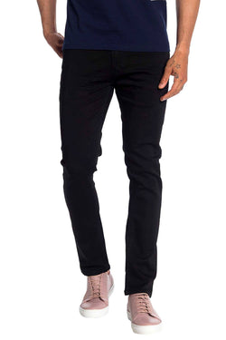 Recess Jeans Black Solid Stretch Slim Jean thumbnail 1