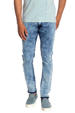 Recess Jeans Light Blue Solid Stretch Slim Jean thumbnail 1