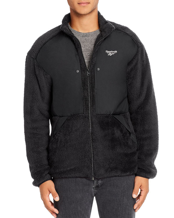 Reebok Clf Mixed-media Trail Jacket Black
