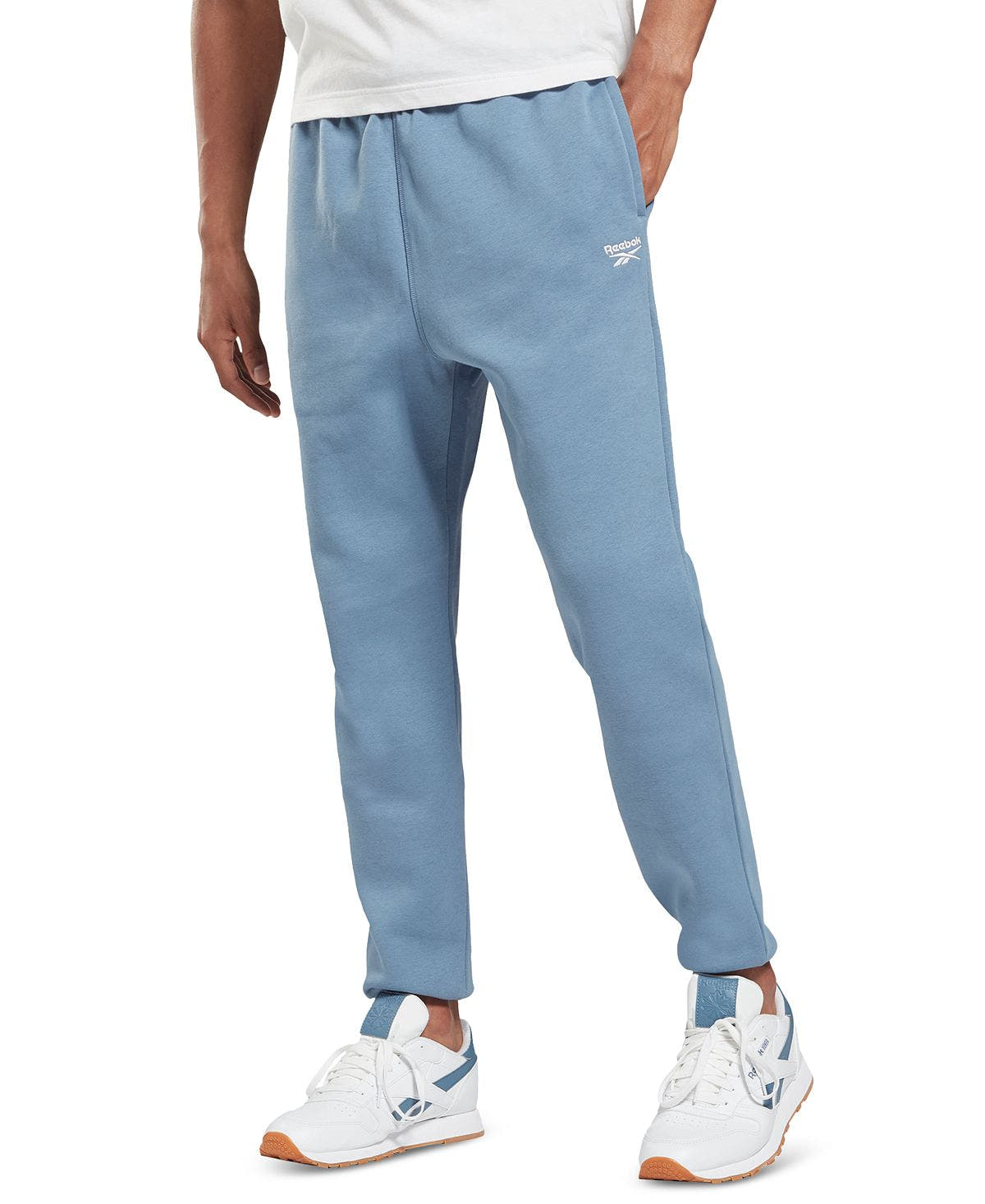 Reebok Fleece Joggers Blue Slate