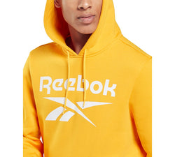 Reebok Logo-print Fleece Hoodie Semi Solar Gold thumbnail 3