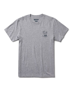 Reef Tour Short Sleeve Tie Dye Graphic T-shirt Gray Heather thumbnail 2