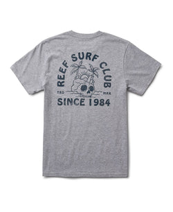 Reef Tour Short Sleeve Tie Dye Graphic T-shirt Gray Heather thumbnail 3