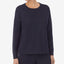 Refinery29 Colorblocked Pullover Pajama Top Black