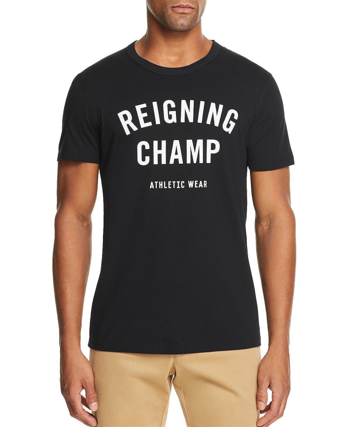Reigning Champ Reigning Champ Gym Logo Tee Black/white