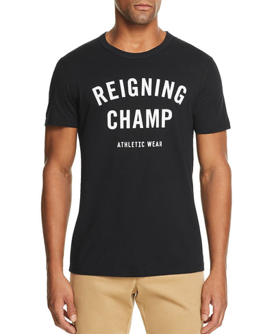 Reigning Champ Reigning Champ Gym Logo Tee Black/white