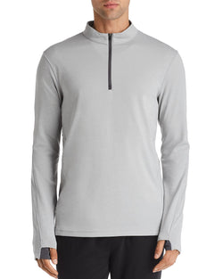 Reigning Champ Trial Long-sleeve Quarter-zip Tee Heather Gray thumbnail 1
