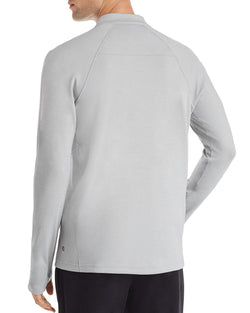 Reigning Champ Trial Long-sleeve Quarter-zip Tee Heather Gray thumbnail 2