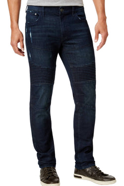 Ring of Fire Ronto-Wash Slim-Fit Ripped Stanley Moto Jeans thumbnail 1
