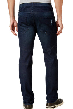 Ring of Fire Ronto-Wash Slim-Fit Ripped Stanley Moto Jeans thumbnail 2