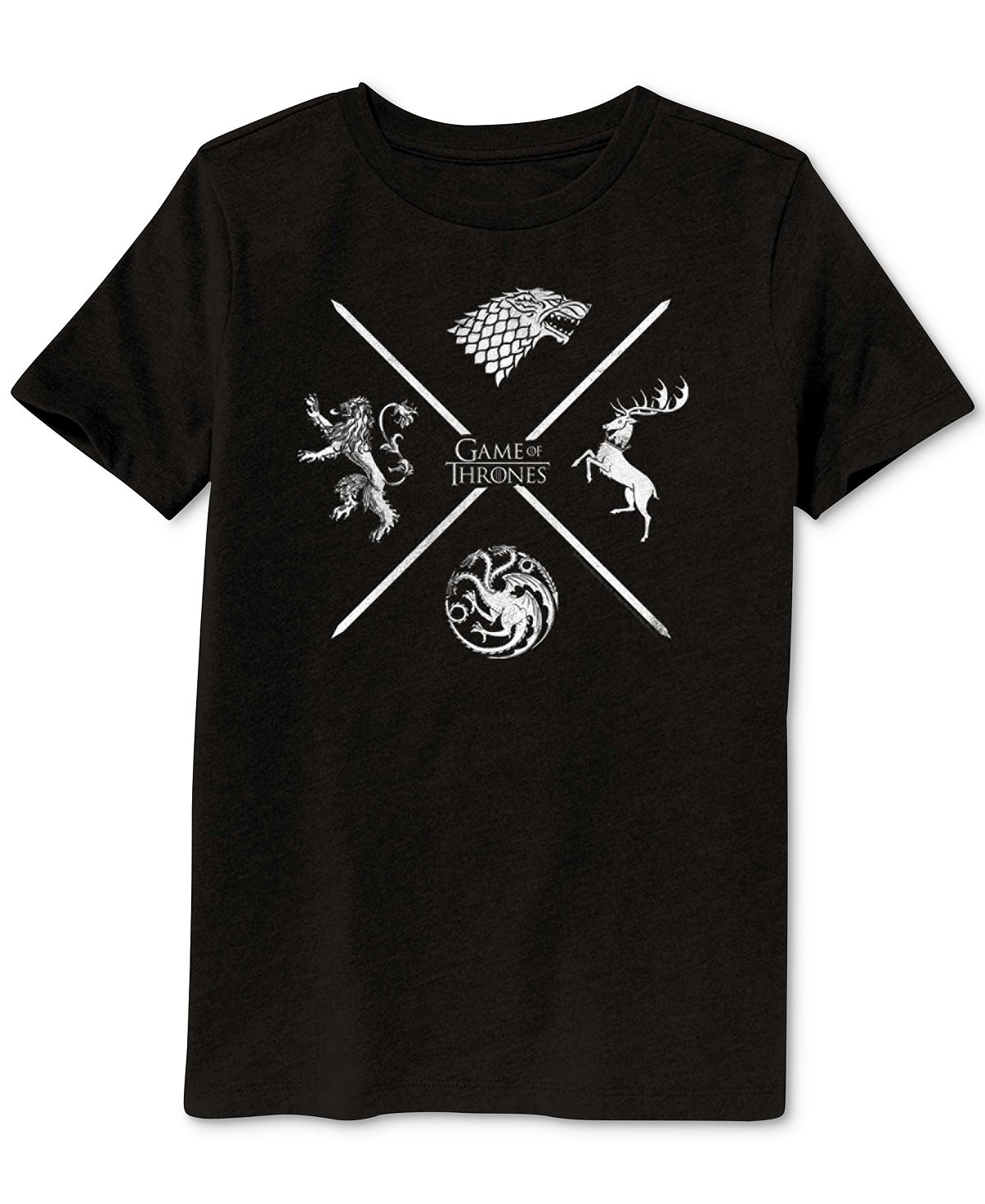 Ripple Junction Game Of Thrones Symbols T-shirt Dark Gray