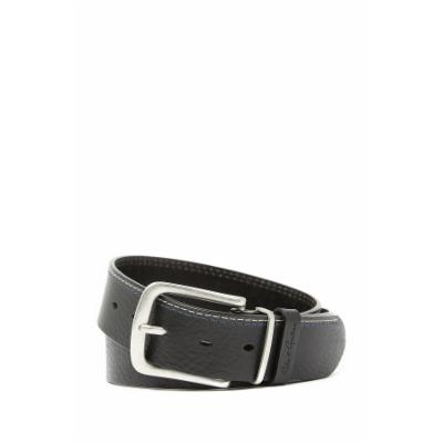 Robert Graham Gene Single Ply Leather Belt BLACK