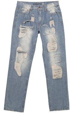 Rock & Stone Denim-Blue Ripped Patches Jean thumbnail 2