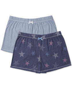 Roudelain Cozy Printed 2 Pack Sleep Shorts Starception / Tradewinds thumbnail 2