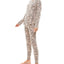 Roudelain Fuzzy Luxe Lounge Set Zodiac Leopard Crystal Gray