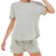 Roudelain Printed T-shirt & Shorts Pajamas Set True Stripe Lil