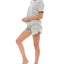 Roudelain Printed T-shirt & Shorts Pajamas Set True Stripe Lil