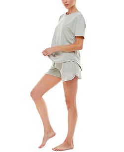 Roudelain Printed T-shirt & Shorts Pajamas Set True Stripe Lil thumbnail 4