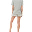 Roudelain Printed T-shirt & Shorts Pajamas Set True Stripe Lil