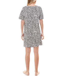 Roudelain Short Sleeve Sleep Shirt Nightgown Congo Zone thumbnail 3