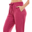 Roudelain Wo Ultra-soft Jogger Pajama Bottoms Set Of 2 Spacedye Raspberry Radiance/kis & Tell Vintage Indigo
