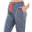 Roudelain Wo Ultra-soft Jogger Pajama Bottoms Set Of 2 Spacedye Raspberry Radiance/kis & Tell Vintage Indigo