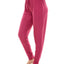 Roudelain Wo Ultra-soft Jogger Pajama Bottoms Set Of 2 Spacedye Raspberry Radiance/kis & Tell Vintage Indigo