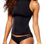 Roxy Anthracite-Black High-Neck Racerback Tankini Top