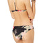 Roxy Anthracite Castaway-Floral Triangle V-Neck Bikini Top