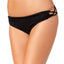 Roxy Anthracite Mexican-Rose Reversible Lace-Up 70's Bikini Bottom