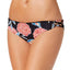 Roxy Anthracite Mexican-Rose Reversible Lace-Up 70's Bikini Bottom