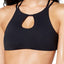 Roxy Black Softly Love High-Neck Crop Bikini Top