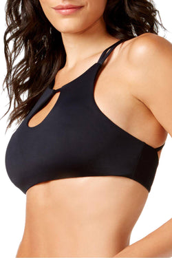 Roxy Black Softly Love High-Neck Crop Bikini Top thumbnail 4