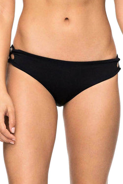Roxy Black Softly-Love Lace-Up Bikini Bottom thumbnail 2