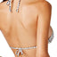 Roxy Black/White Watercolor-Dots Triangle Bikini Top