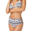 Roxy Blue/Multi Reversible High-Waist Bikini Bottom