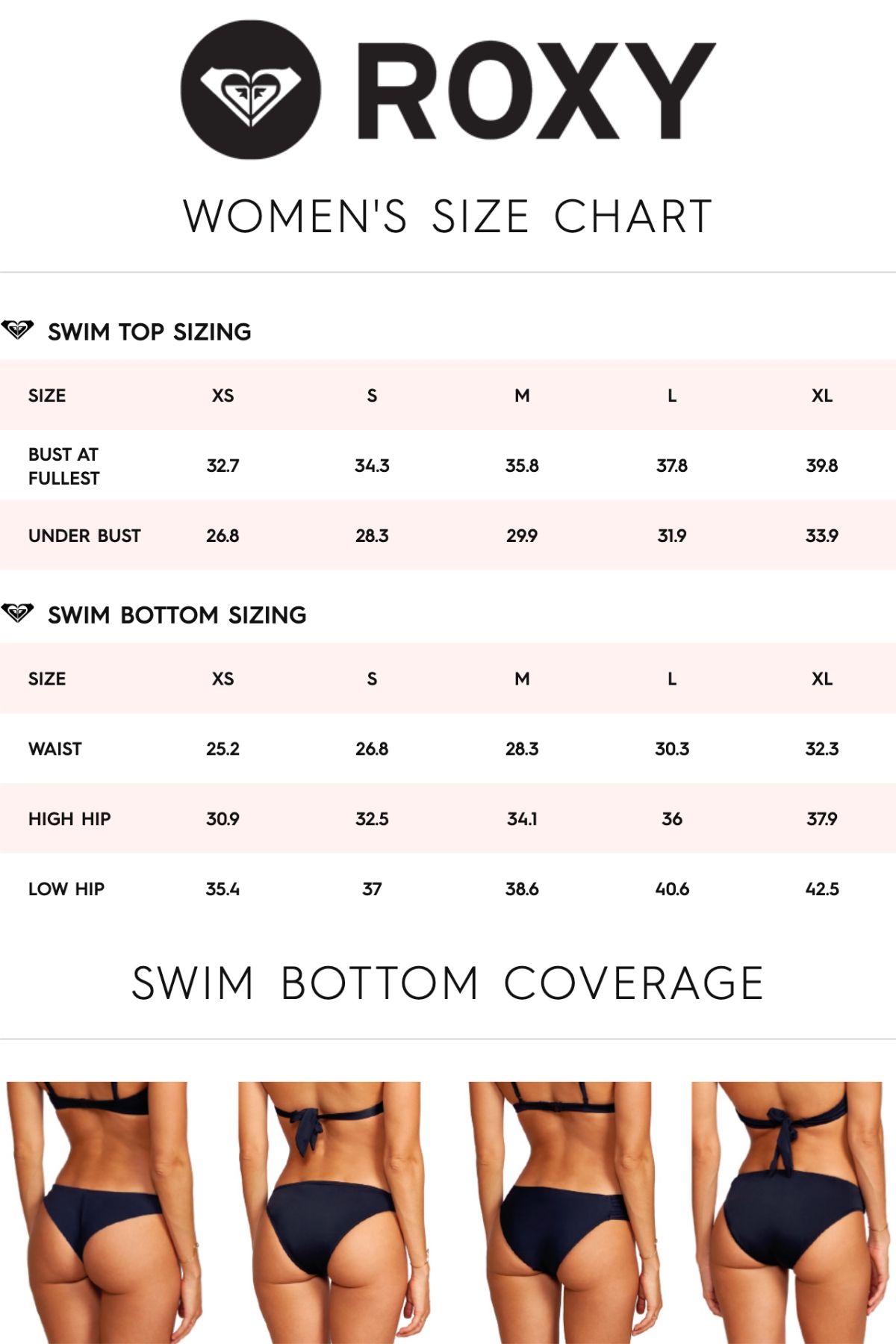 Roxy Blue/Multi Reversible High-Waist Bikini Bottom