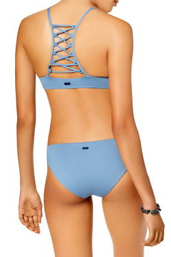 Roxy Blue-Shadow Softly-Love Athletic Bikini Top thumbnail 3