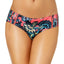 Roxy Coral-Pink Salty Floral-Print Cheeky Shorty Bottom