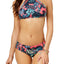 Roxy Coral-Pink Salty Floral-Print Cheeky Shorty Bottom