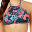 Roxy Coral-Pink Salty High-Neck Bikini Top