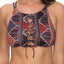 Roxy Festival Bazar High-Neck Crop Bikini Top