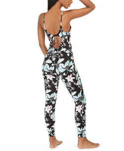 Roxy Juniors' Printed Surf Suit True Black Story Of Sunshine thumbnail 2