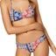 Roxy Multicolor Bohemian-Vibes Athletic Bikini Top
