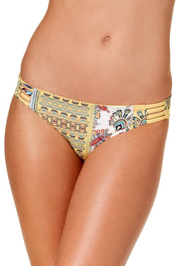 Roxy Pastel-Yellow Softly-Love Reversible Bikini Bottom thumbnail 2