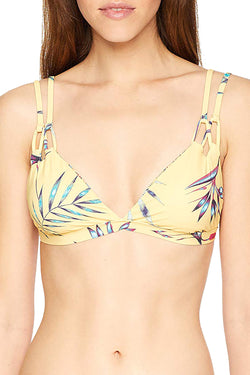 Roxy Pastel-Yellow Softly Love Reversible Bikini Top thumbnail 3