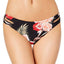 Roxy Sea Lovers Cutout Cheeky Bikini Bottom in Anthracite Black