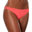 Roxy Softly Love Cheeky Bikini Bottom in Coral Pink