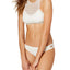 Roxy Surf Memory Crochet Scooter Bikini Bottom in White