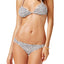 Roxy Watercolor Dots 70's Bikini Bottom in Black/White